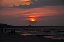 Sonnenuntergang am Strand - Ihre-Ferienwohnungen-in-Zempin - Reiner Röttgen